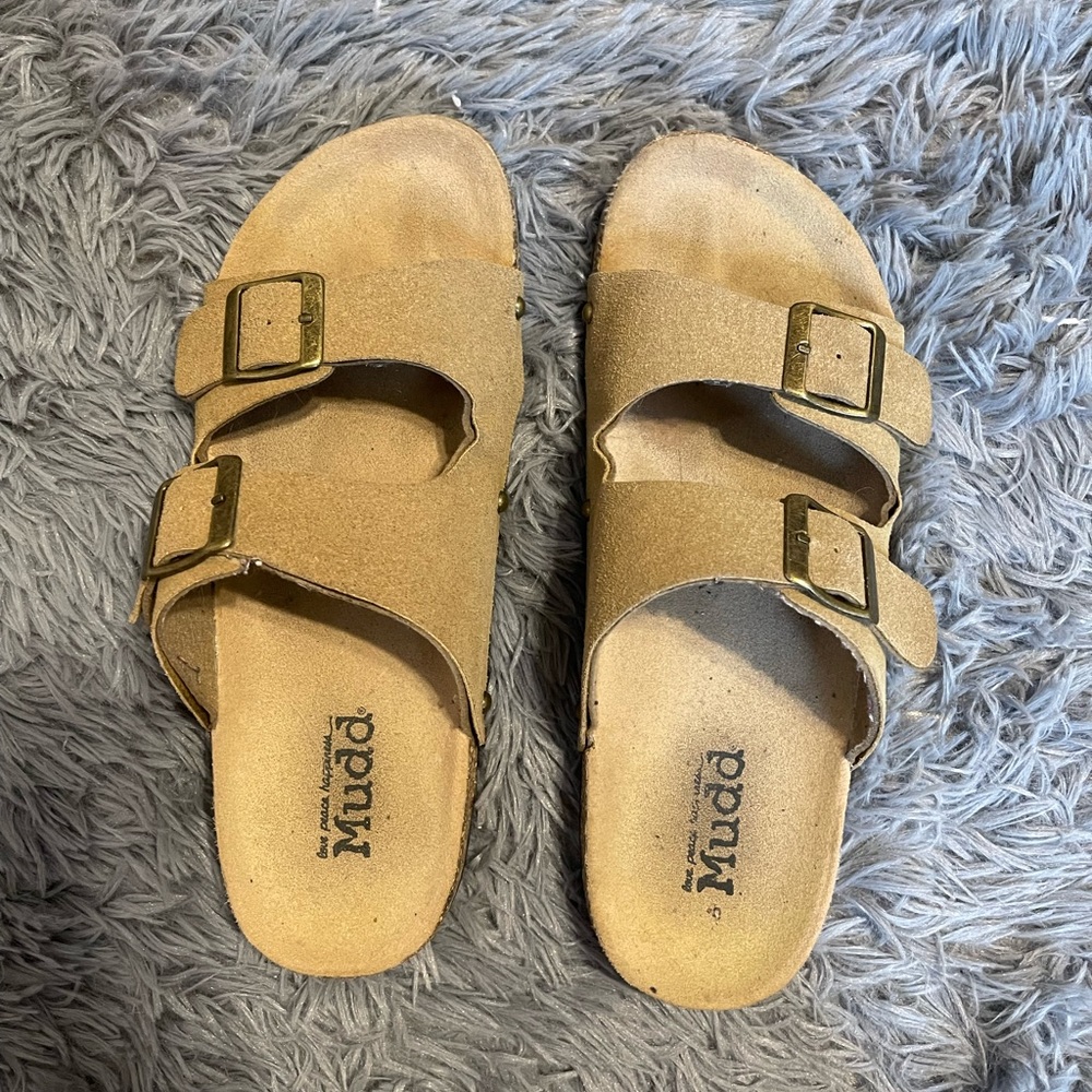 Tan Mudd Sandals